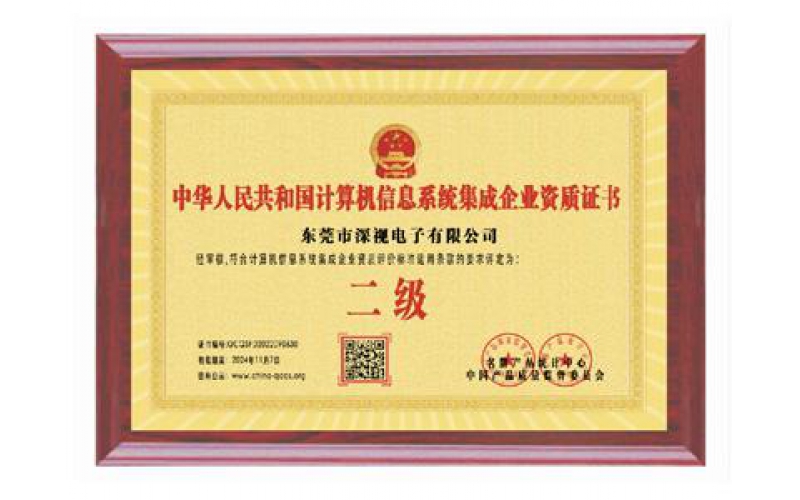 榮譽資質(zhì)